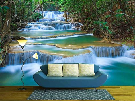 Awasome Waterfall Mural Painting References