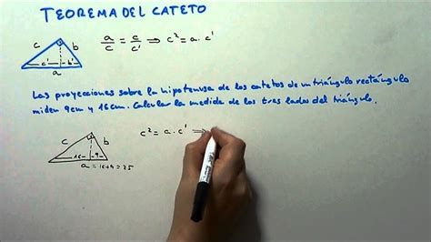 Teorema Del Cateto Hd Youtube