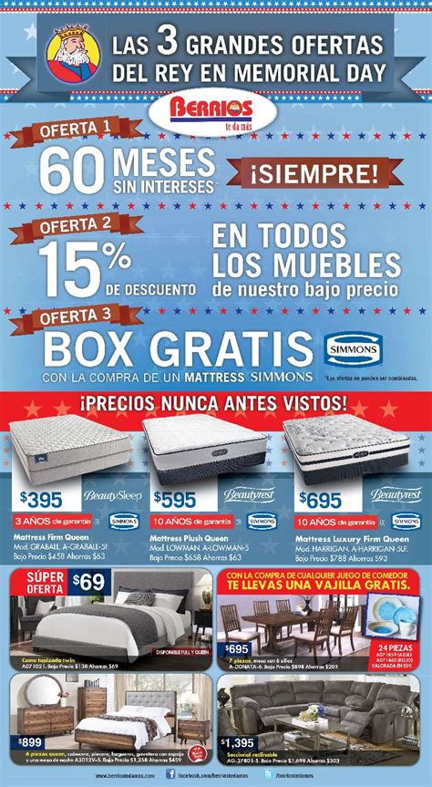Echa un vistazo al shopper de walgreens y aprovéchate de las ofertas especiales de esta semana. Mueblerías Berríos | Shopper "Memorial Day" by Berrios ...