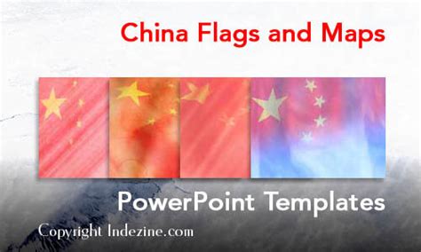 China Flags And Maps Powerpoint Templates