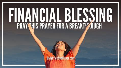 Prayer For Financial Blessing Miracle Prayers For Immediate Financial