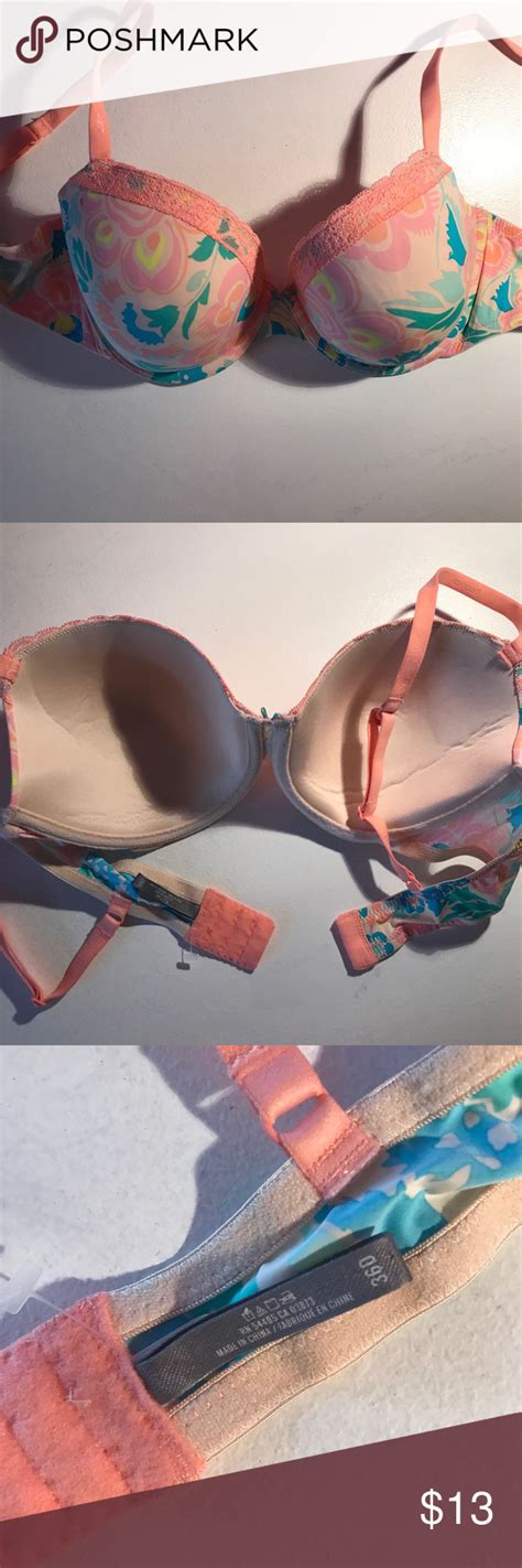 Aerie Pink Flowery Bra 36D Great Condition Worn Maybe Twice 36D Size