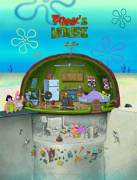 Nickalive What Patrick Stars House Should Really Look Like In