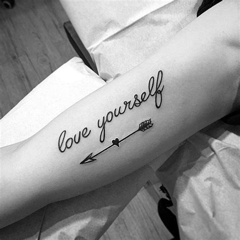 Clean and shave the area, then sterilize the skin with rubbing alcohol. 40 Stimulating Written Tattoos For Women - Bored Art