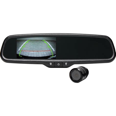 Rear View Safety Flush Mount Camera System With Mirror