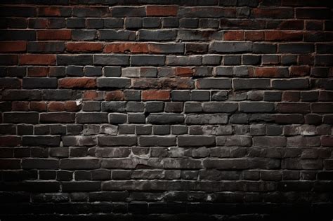 Premium Ai Image Brick Wall Backdrop Darkened At Edges Creating A