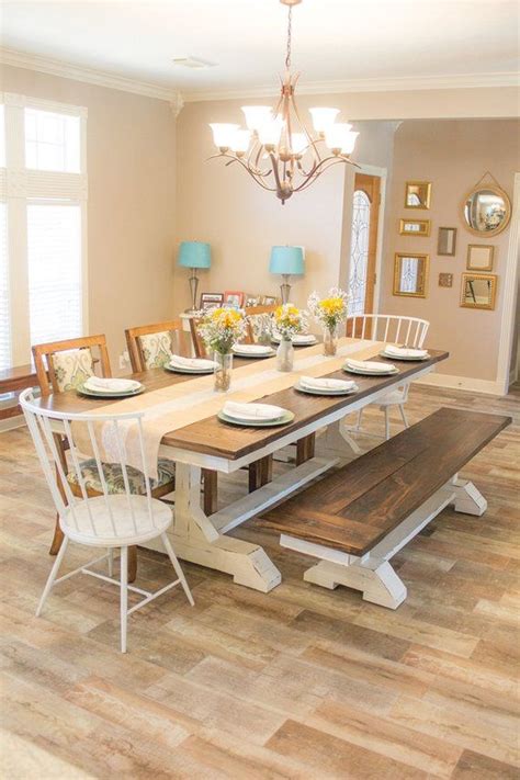 Choosing The Right Farmhouse Dining Room Table 28 Sweetyhomee