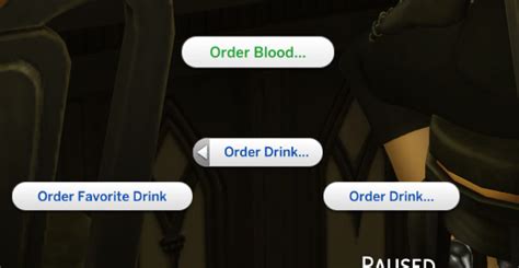 Vampires More Drinks For Vampires Zeros Sims 4 Modsandcomics On