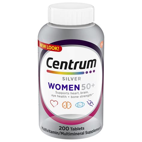Centrum Silver Womens Multivitamin For Women 50 Plus Multivitamin