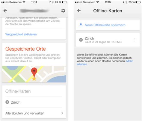 This data also includes ability for you to pick a destination based on search or address. Google Maps: Offline-Karten für iOS - pctipp.ch