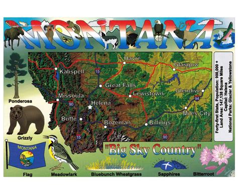 Maps Of Montana Collection Of Maps Of Montana State Usa Maps Of