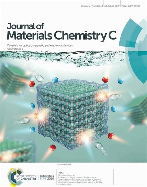 Journal Of Materials Chemistry C 期刊封面其他其他西西智研科研绘图 原创作品 站酷 Zcool