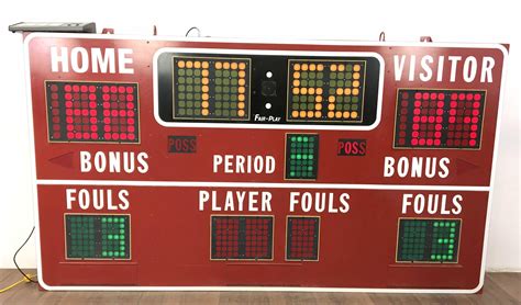 Lot Fair Play Basketball Scoreboard