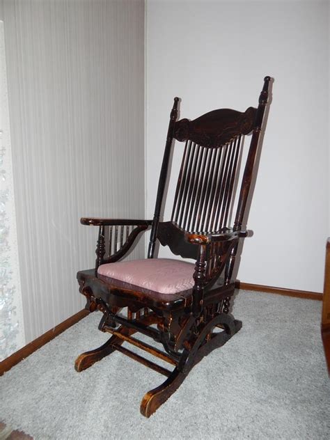 Lot 1 Antique Glider Rocking Chair Sac Valley Auctions