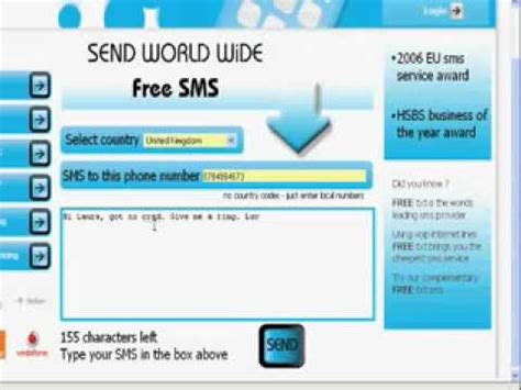 Free unlimited international sms, you are now free to text the world! Send Free Unlimited SMS Messages Worldwide! - YouTube