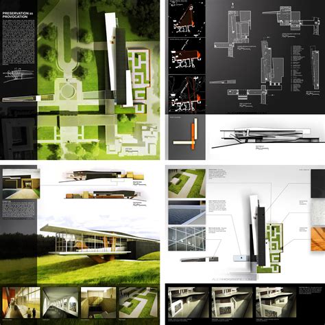 Architecture Presentation Board Layout Design