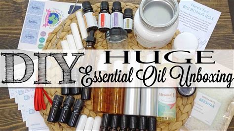 DIY HUGE Essential Oil Unboxing Simply Earth YouTube