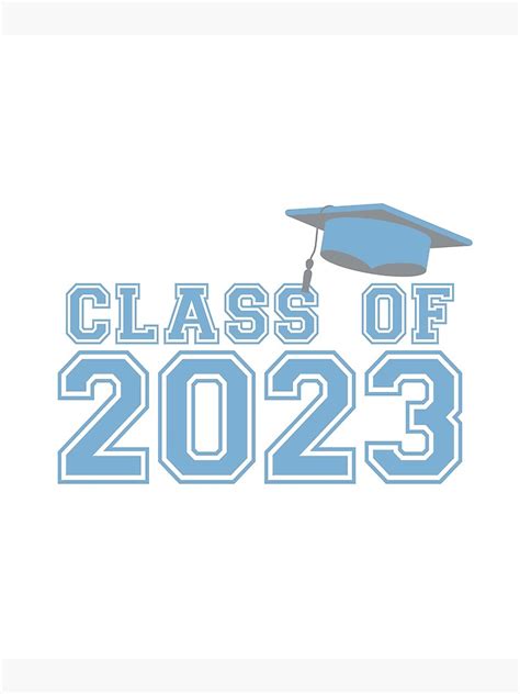 Class Of 2023 Graduation Poster By Innovateodyssey Redbubble
