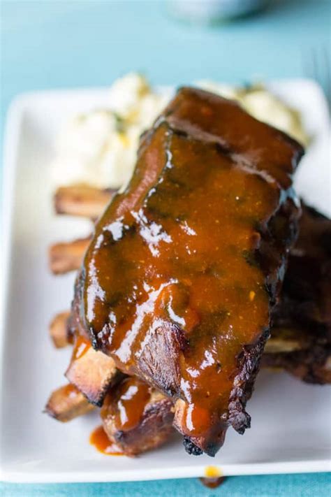 We pressure cooked it to ensure soft tender meat. Pressure Cooker Pork Ribs - Food Fanatic