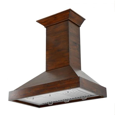 Zline 36 Designer Wooden Wall Mount Range Hood In Walnut Kbrr 36