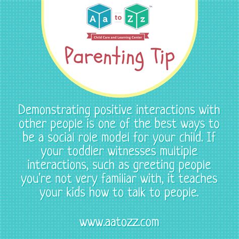 Parenting Tip Tuesday Always Demonstrate Positive Actions Especially