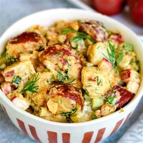 Easy Vegan Dill Potato Salad Recipe Video