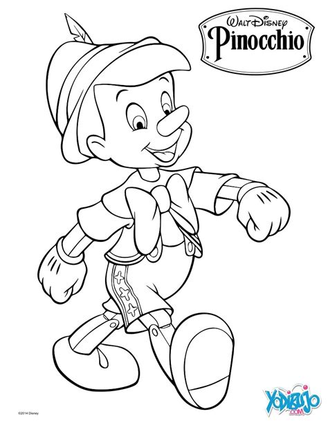 Dibujos Para Colorear Impresión De Pinocho