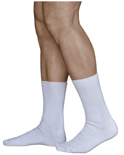 Mens Loose Top Socks With No Elastic 98 Cotton Vitsocks
