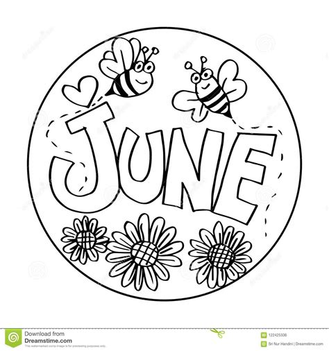Check spelling or type a new query. June Coloring Pages For Kids Stock Illustration ...