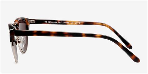The Hamptons Browline Golden Tortoise Frame Prescription Sunglasses