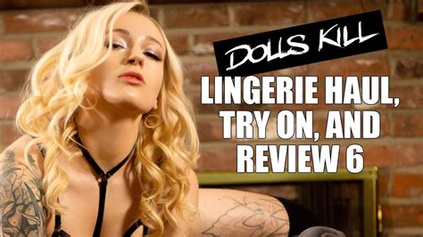 Dolls Kill Lingerie Haul Try On And Review 6 YouTube