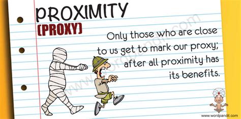 Meaning of Proximity