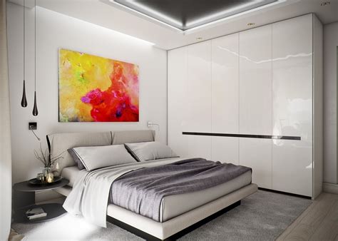 Small bedroom design ideas for couples. Small Apartment Design For Couples With White Color Scheme ...