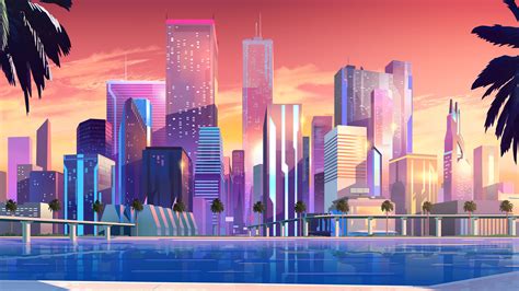 Moonbeam City Wallpaper Hd City 4k Wallpapers Images Photos And