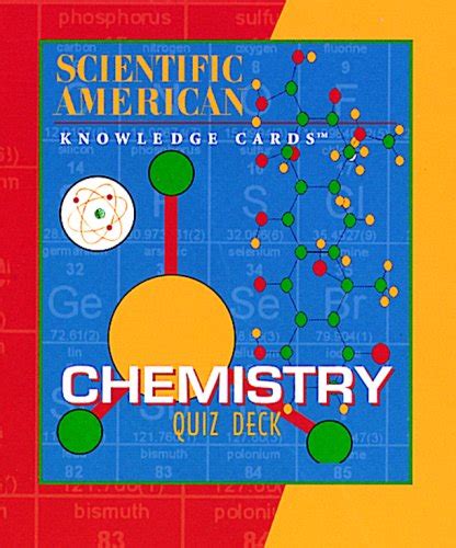 Chemistry Quiz Deck Scientific American Knowledge Cards Pomegranate