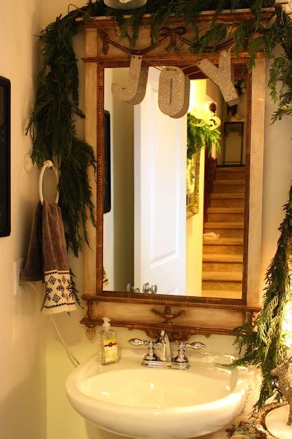 Take a look at this bathroom from ideal home for inspiration. Remodelaholic | Holiday Decorating Ideas for Every Room In ...