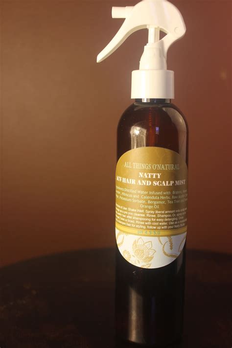 The acidic nature of acv helps reduce the ph in alkaline hair and achieved a balanced ph. Natty Ayurvedic ACV Hair and Scalp Mist. www.nattynatural ...