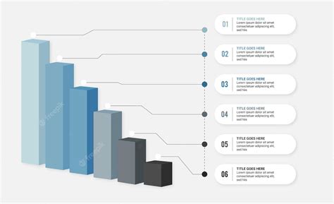 Premium Vector Business Growth Progress Success Chart Infographic