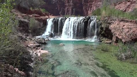 Lower Navajo Falls Supai Arizona Youtube