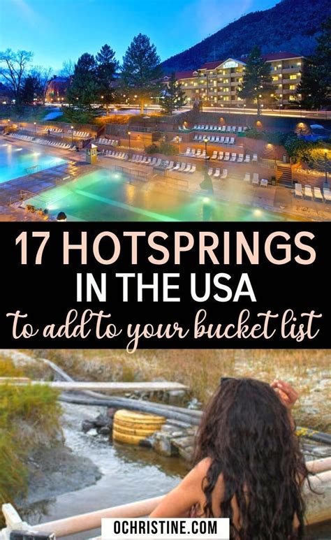 17 Must Visit Hot Springs In The Usa Artofit