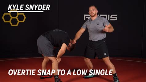 Wrestling Moves With Kyle Snyder Overtie Snap To A Low Single RUDIS YouTube