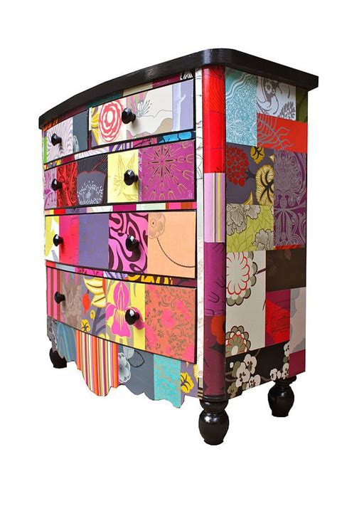 Patchwork Chest Of Drawers By Bryonie Porter Diy Furniture Decor