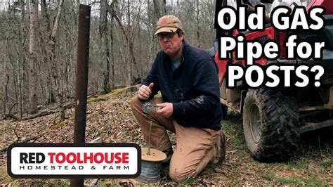 I'm fixin' to build a pipe fence ( 2 5/8 pipe, 5 rails, 8 foot centers ). Building Pig Fence with OLD GAS PIPE - YouTube