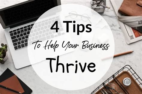 4 Tips To Help Your Business Thrive Simplestepsforlivinglife