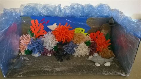 A Diorama Of Australias Great Barrier Reefs Can Be Used In Art For