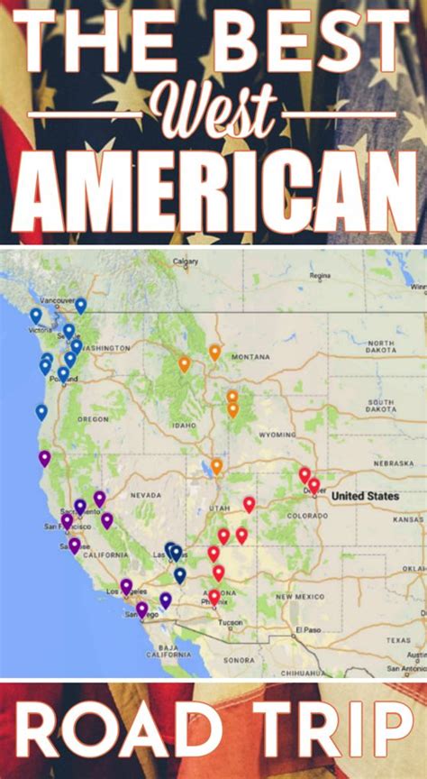 Best West America Road Trip Route In 2020 American Road Trip Road Hot