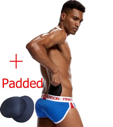 New Gay Men Underwear Brand Briefs Cotton Panties Sexy Man Magic Bottom Pad Hip Lifting Mens