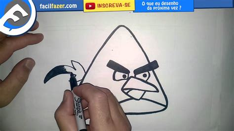 Como Desenhar Angry Birds Chuck