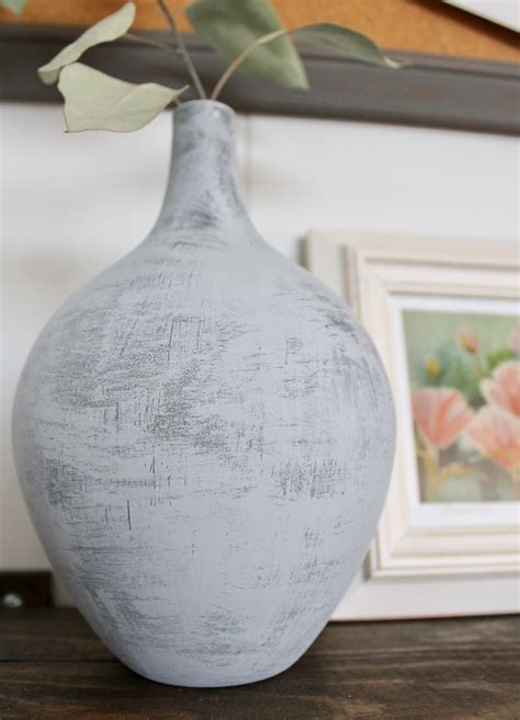 Wonderfully Made Diy Painted Concrete Vase