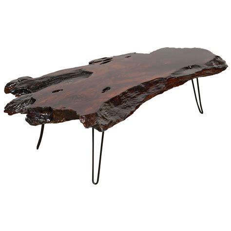 Only 1 available and it's in 1 person's cart. Mid-Century Tree Trunk Resin Coffee Table at 1stdibs